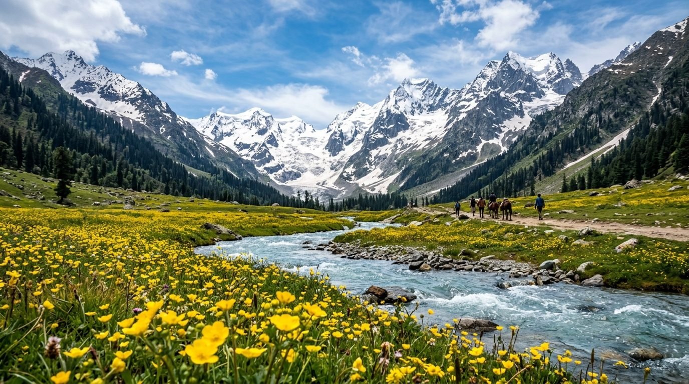 Sonamarg Golden Glacier & Thajiwas Adventure